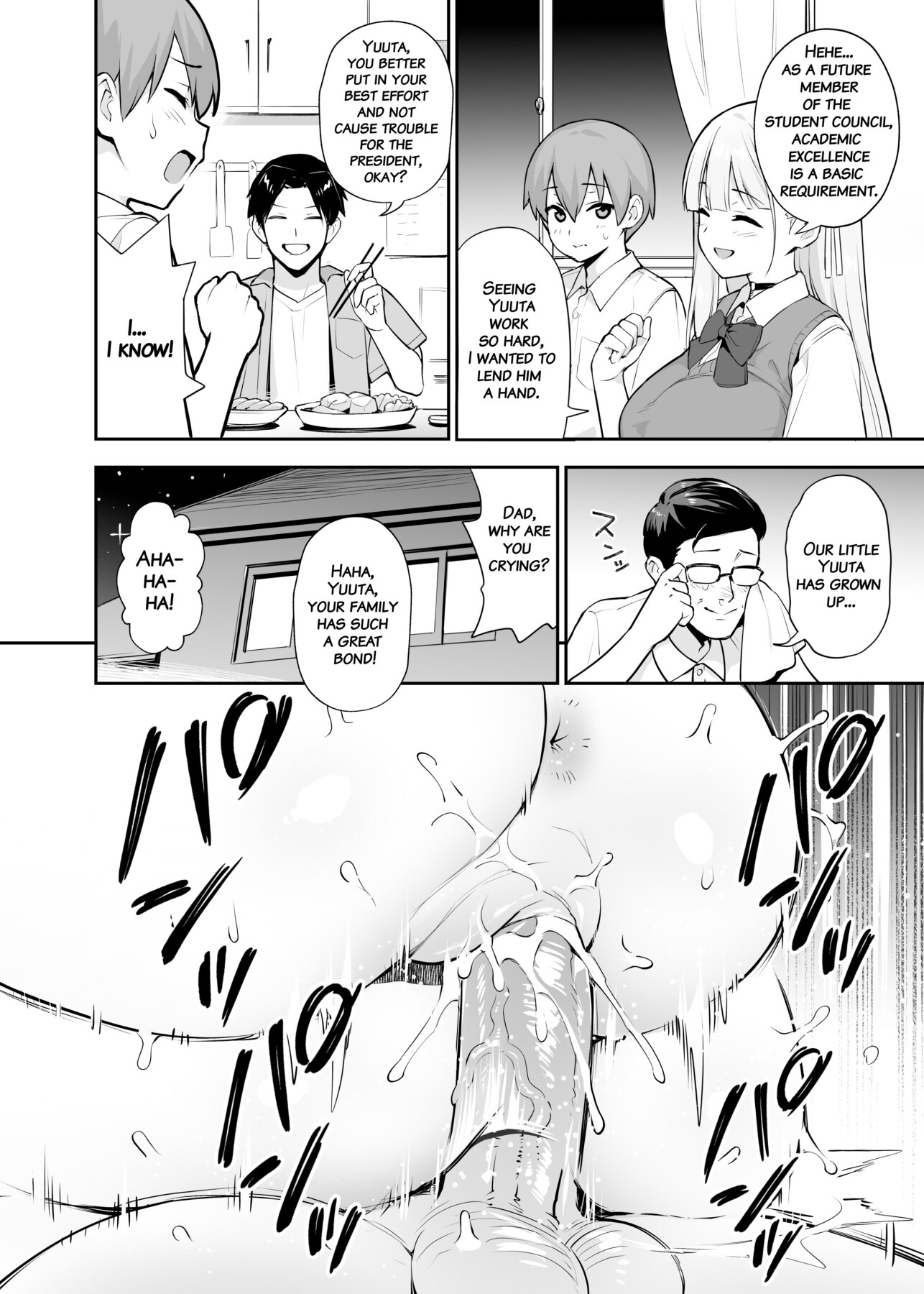 Hentai Manga Comic-About the Beloved Student President's Huge Tits 2-Read-5